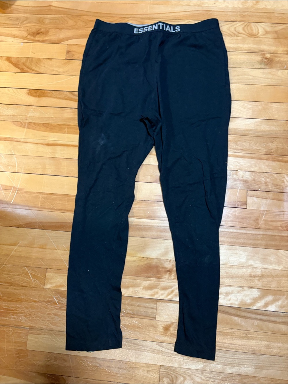 Fear of God ESSENTIALS black pyjama bottoms